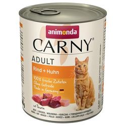 6x800g Beef & Chicken Animonda Carny Wet Cat Food