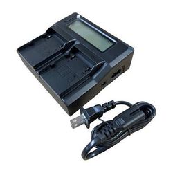 Bescor Canon BP-A60 Dual-Bay Battery Charger with LCD Screen BPA60DBC