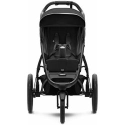 Thule Urban Glide 2 Single Jogging Stroller + Water Bottle Cage Bundle - Black
