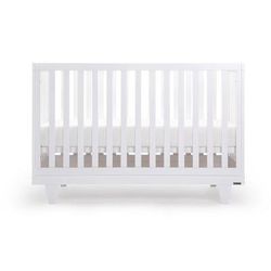 dadada Cambridge 3-in-1 Convertible Crib - White