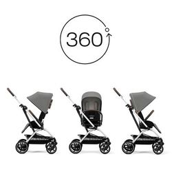 Cybex Eezy S Twist +2 V2 Stroller - Lava Grey