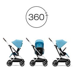 Cybex Eezy S Twist +2 V2 Compact Stroller - Beach Blue