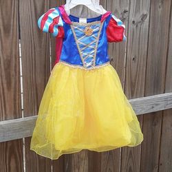 Disney Costumes | Disney Snow White Princess Costume Dress, Size 3 Toddler | Color: Blue/Yellow | Size: 3t