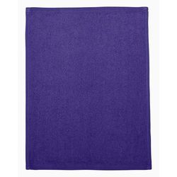 Q-Tees T600 Hemmed Fingertip Towel in Purple | Cotton