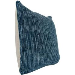 "Marcie Knitted 22" Throw Pillow, Blue - Kosas Home V240066"