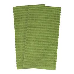 Royale 2Pk Solid Kitchen Towel by RITZ in Cactus