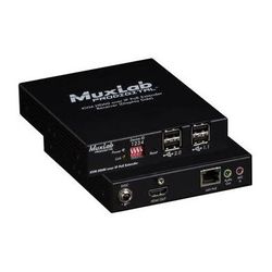 MuxLab UHD 4K KVM HDMI-over-IP PoE Extender Receiver 500772-RX