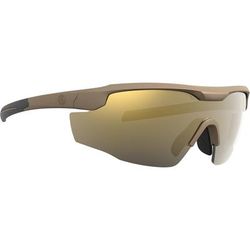 Leupold Sentinel Shooting Glasses Matte Tan Frame Bronze Mirror Lens 182671