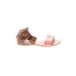 Old Navy Sandals: Pink Color Block Shoes - Kids Girl's Size 5