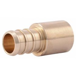 1 in. x 1 in. Lead Free Brass Pex Sweat Adapter - American Imaginations AI-35170