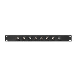 My Custom Shop 8-Port Recessed Canare 75-Ohm 12G-SDI BNC Patch Panel (1 RU) 8XB/R-HD