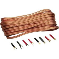 Sinuslive - Jeu de câbles pour haut-parleurs HiFi auto 2 x 1.5 mm² 10.00 m avec fiche mâle Y48161