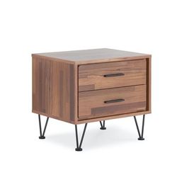 Accent Table or Nightstand by Acme in Walnut