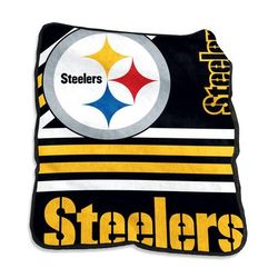 Pittsburgh Steelers Raschel Throw Home Textiles by NFL in Multi