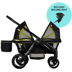 Evenflo Pivot Xplore All-Terrain Stroller Wagon + Second Seat Bundle - Wayfarer
