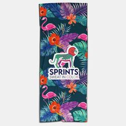 Sprints Microfiber Towel Car Seat Covers Sport Towels Flamingo