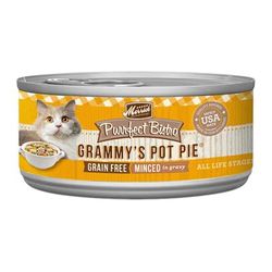 Purrfect Bistro Grain Free Grammy's Pot Pie Minced in Gravy Wet Cat Food, 5.5 oz.