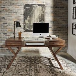 Transitional Writing Desk In Weathered Chestnut Finish - Liberty Furniture 871-HO107