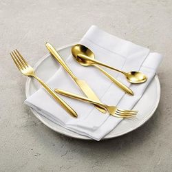 Velo Five-piece Flatware Set - Stainless Steel - Frontgate