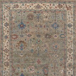 Clarice Hand-Knotted Wool Area Rug - 9' x 12' - Frontgate