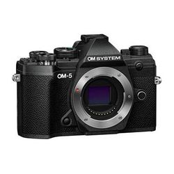 OM SYSTEM OM-5 Mirrorless Camera (Black) V210020BU000