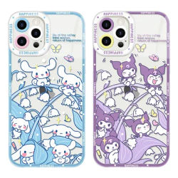 Coque en silicone souple pour iPhone Cannelle Kuromi Melbeck di Kirby 14 Pro Max 13 12 11 Pro