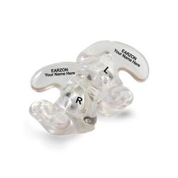 WildEar EarzON Custom Silicone Everyday Filter Ear Plugs Clear CHPD-S-CLR-LITE