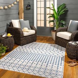 Livabliss Borago Indoor/ Outdoor Moroccan Area Rug