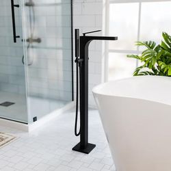 Randolph Morris Contemporary High-Flow Freestanding Tub Faucet RMF2048-MB