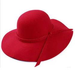 Chapeau de soleil vintage pour femmes, large casquette en feutre de laine, décontracté, été plage voyage disquette, cadeau