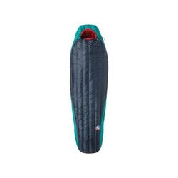 Big Agnes Daisy Mae 0 Sleeping Bag 650 DownTek Right Zip - Mens Navy/Aqua Petite BWDM0PR19