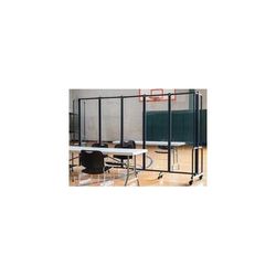 10'W x 6'H Clear Acrylic Folding Mobile Room Divider