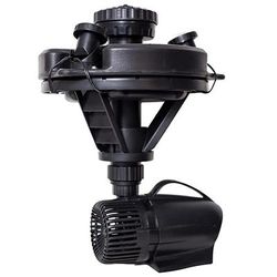 1/4 HP Floating Fountain with Lights, 14.5" L X 14.3" W X 18.9" H, 130 W / 14.5 IN