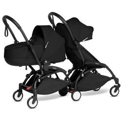 Babyzen YOYO Connect Double Stroller Bassinet / 6+ Bundle - Black / Black