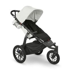 UPPAbaby Ridge Jogging Stroller + PiggyBack Ride-Along Bundle - Bryce (White / Carbon)