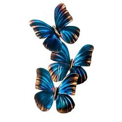 Grouped Butterflies Indoor/Outdoor Wall Art - Group of Five - Frontgate
