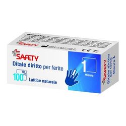 Safety Ditale in Lattice Retto Taglia 1 12 pz Copertura per le dita