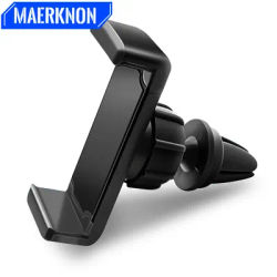 Support de téléphone universel pour voiture rotation à 360 degrés montage sur grille d'aération