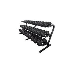 5-100 Lb. Dumbbell Sets w/Storage Rack - 2100 lbs Total