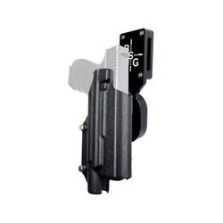 Black Scorpion Outdoor Gear Pro Heavy Duty Competition Kydex OWB Holster Glock 17 19 19X 22 31 44 45 w/ X300 Right Hand Black Shell Black