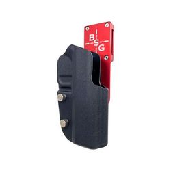 Black Scorpion Outdoor Gear Pro Heavy Duty Competition Kydex OWB Holster Sig Sauer P320 Full Size w/ TLR-7/TLR-8 Right Hand Red Shell Black