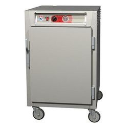 Metro C565-SFS-LPFS 1/2 Height Insulated Mobile Heated Cabinet w/ 17 Pan Capacity, 120v, Pass Thru, Solid Doors, Stainless Steel