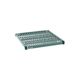 Metro PR2424NK3 Super Erecta Pro Epoxy Coated Wire Shelf - 24"W x 24"D, Polymer Mat/Epoxy Frame, Green