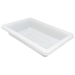 Rubbermaid FG350700WHT 2 gal Food/Tote Box - 18x12x3 1/2" White Poly