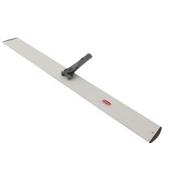 Rubbermaid FGQ59000YL00 48" Hygen Squeegee Frame - Flat, Hook-and-Loop Strips, Aluminum, Yellow, Quick-Connect Handle