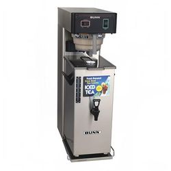 Bunn TB3Q Iced Commercial Tea Brewer w/ Portable Server, 3 Gallon, w/ TD4T Dispenser, Stainless Finish