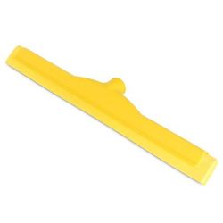 Carlisle 4156704 18" Floor Squeegee Head w/ Double Foam Rubber Blade, Yellow