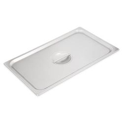 Carlisle 607000C Full-Sized Steam Pan Cover, Stainless, Silver