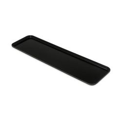 Carlisle 830FMT309 Rectangular Display Tray - 30" x 8 1/2", Fiberglass, Ebony, Black, 1 Dozen