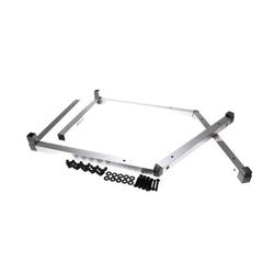 Carlisle 984823 Sneeze Guard Legs - Single-Sided, Aluminum, Pair